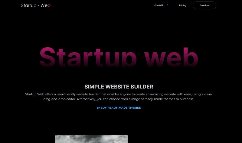 startup web